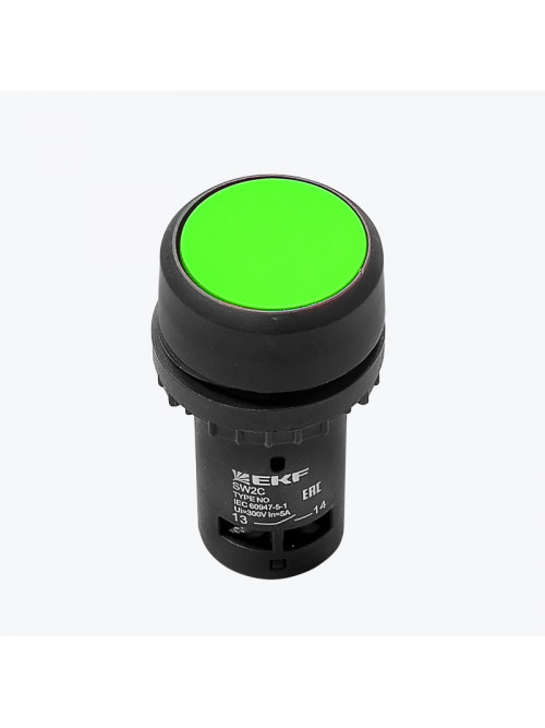 Кнопка SW2C-11 возвратная зеленая NO+NC sw2c-11s-g EKF PROxima