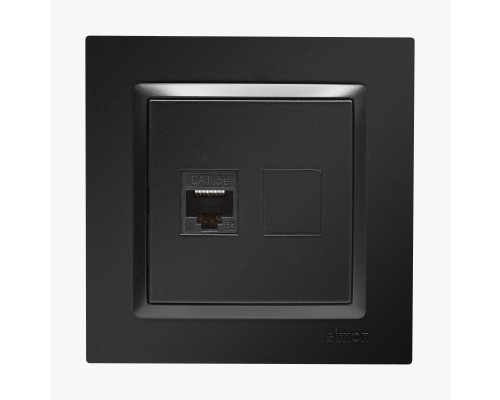 Priza calculator unitara RJ45 cat 5e negru mat C51.01/49 SIMON 10