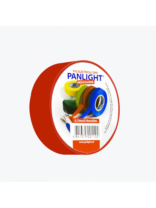Изолента ПВХ красная 19x9 PANLIGHT