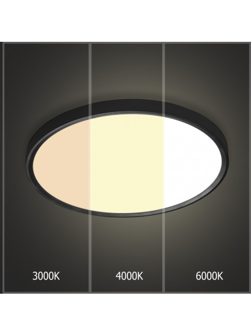 Плафон потолочный LED 32W 3CCT PL-CL32X3CCT-BL 230V IP20 черный 400x25 Ultra Slim PANLIGHT