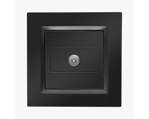 Priza unitara TV negru mat CAK1.01/49 SIMON 10