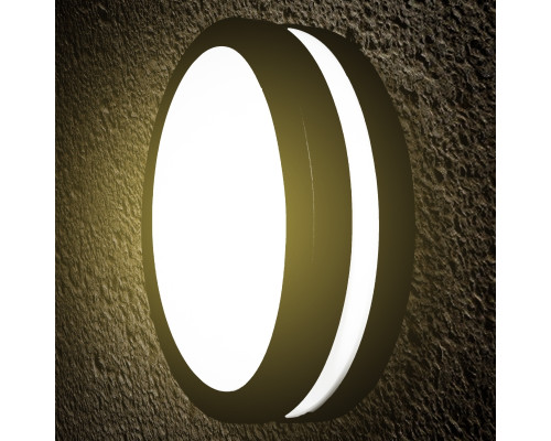 Светильник LED 9W 4000K уличный настенно-потолочный IP54 черный PL-14301P PANLIGHT