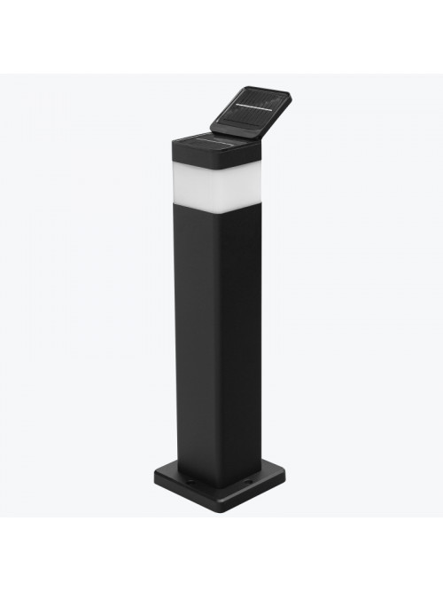 Светильник на солнечной батарее LED 2W 4000K IP44 садовый PL-131550SE черный PANLIGHT