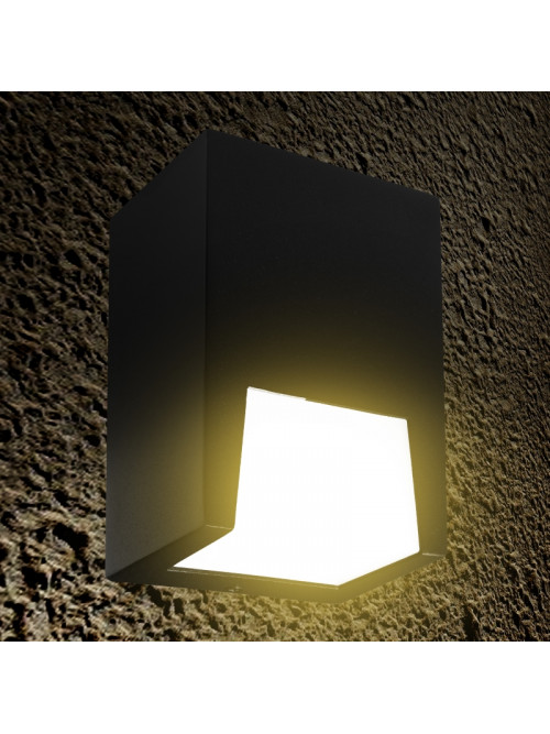 Фасадный светильник max 35W GU10 IP44 75x95x150mm черный PL-13271P PANLIGHT