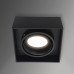 Встраиваемый светильник GU10 квадратный черный PL-23151B