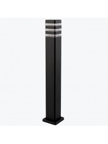 Садово-парковый светильник E27 max.10W 90x90x800mm IP44 черный PL-153480 PANLIGHT