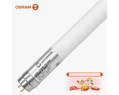 Светодиодная лампа OSRAM для мяса T8 7.9 Вт 750 Лм 900мм G13 3300К 230V ST8 FOOD-0.9M