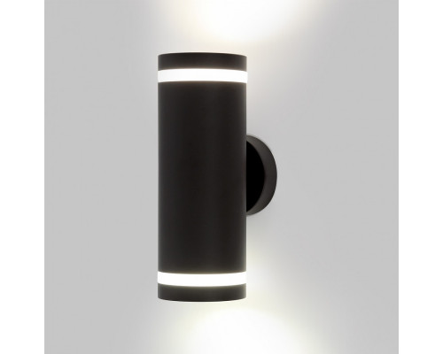 Бра 2XGU10 круглый черный PL-23022B