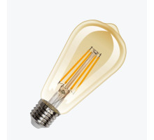 Bec LED filament AMBER ST64 8W 2200K E27 880Lm PL-ST64AF8WW PANLIGHT