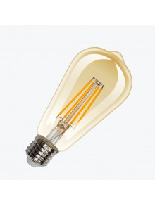 Светодиодная лампа филамент AMBER ST64 8W 2200K E27 880 Лм PL-ST64AF8WW PANLIGHT