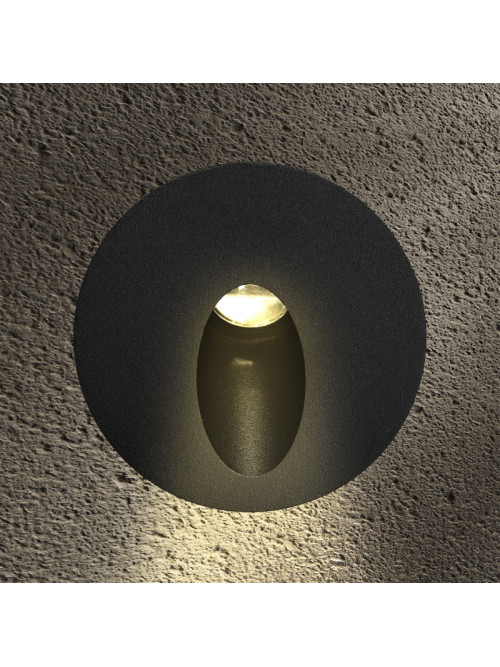 Светильник LED 3W 4000K IP54 для подсветки лестниц и стен черный PL-13111I PANLIGHT