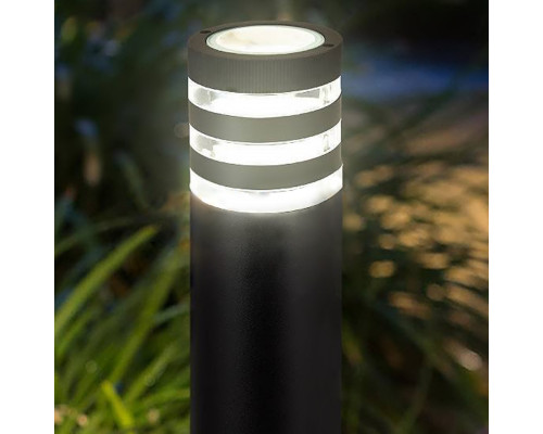 Садово-парковый светильник с розеткой SHUKO max.10W E27 IP44 черный PL-153550PR PANLIGHT