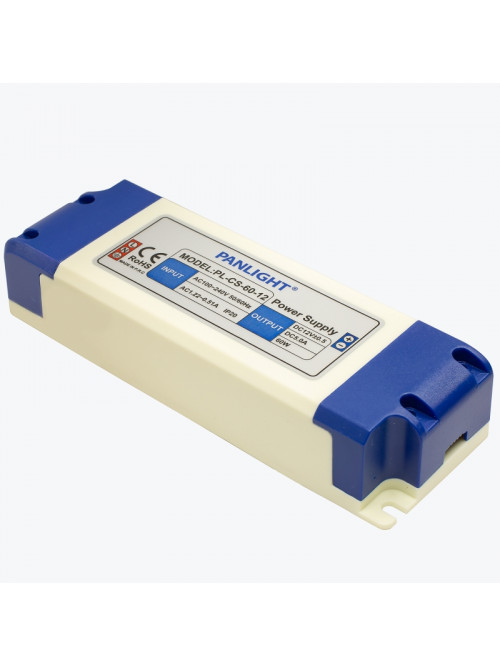 Блок питания для светодиодной ленты DC12V 5A 60W IP20 PL-CS-60-12 PANLIGHT