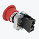 Кнопка BS542 поворотная красная грибок NC EKF PROxima