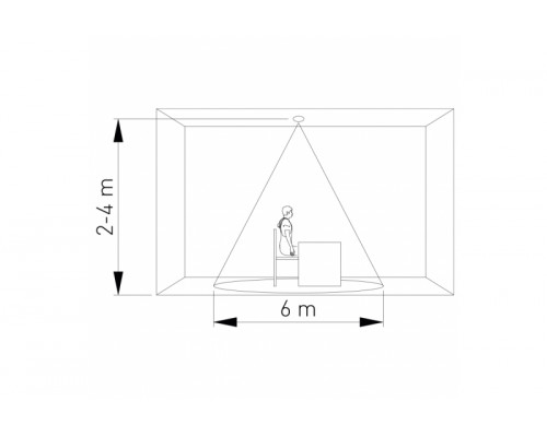 Датчик движения и присутствия CO-4 HF CR-CO40000-00-HF