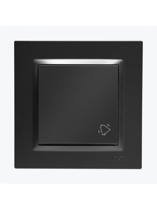 Buton sonerie negru mat CD1.01/49 SIMON 10