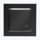 Buton sonerie negru mat CD1.01/49 SIMON 10