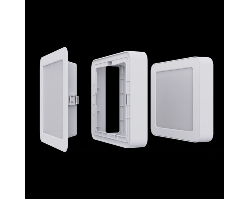 Spot LED 18W patrat alb 3CCT aplicat/incastrat PL-US18UPP3CCT PANLIGHT