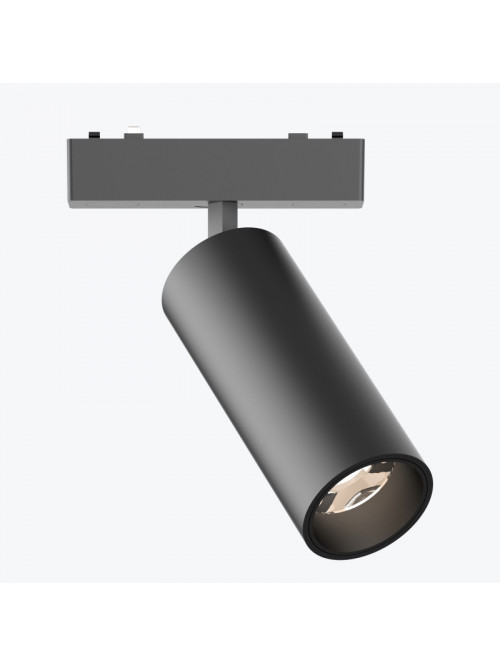 Трековый светильник на магнитную шину черный 18Вт,4000K,DC48V,PANLIGHT ULTRA SLIM PL-18MTF-BK