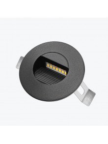 Светильник LED 2W 4000K IP44 для подсветки лестниц и стен черный PL-11011I PANLIGHT