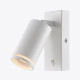 Бра GU10 круглый белый с выключателем 55x100mm PL-23024W