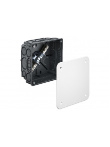 Potential equalisation casing 10² with cover, 107 x 107 x 57 mm