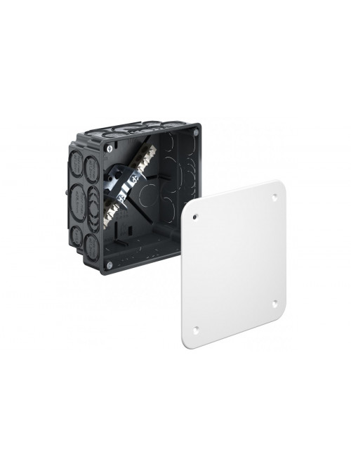 Potential equalisation casing 10² with cover, 107 x 107 x 57 mm