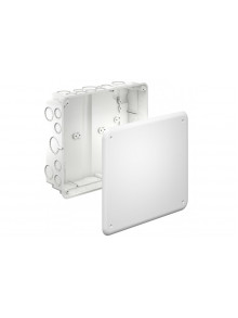 Junction casing with cover, 238 x 208 x 68 mm, halogen-free