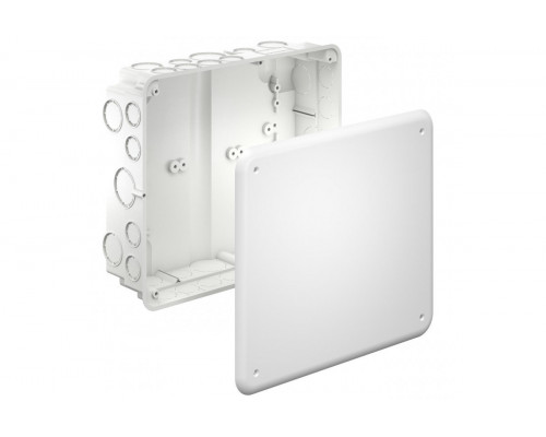 Junction casing with cover, 238 x 208 x 68 mm, halogen-free