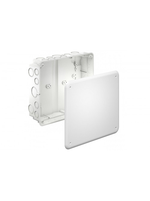 Junction casing with cover, 238 x 208 x 68 mm, halogen-free