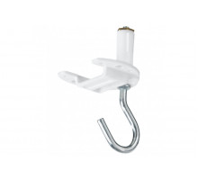 Ceiling exit bush with light hook and expanding dowel