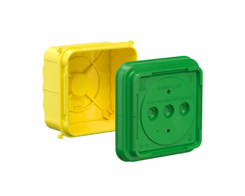 One-gang box for British accessories, one-gang