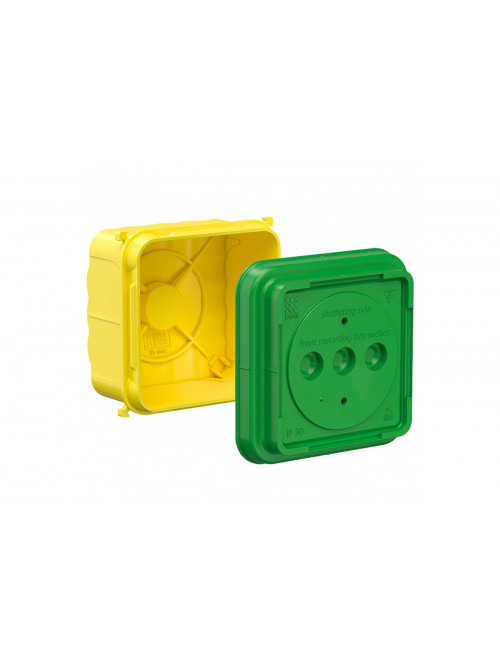 One-gang box for British accessories, one-gang