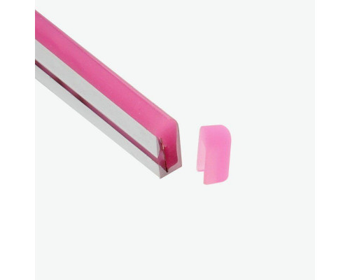 Заглушка Силикон PROLUM™ для LED неону 6x12, Светло-Розовый