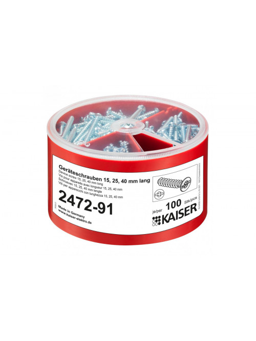 Screw box, Lengths 15/25/40 mm