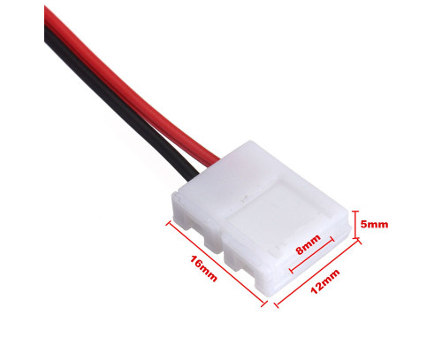 Кабель PROLUM™ для ленты 8мм, 2835\3528, + 2 зажима