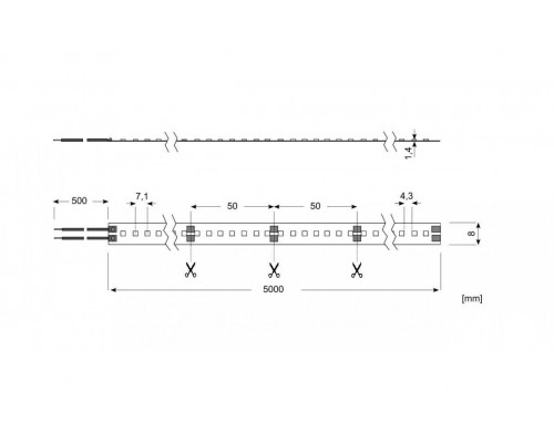 LED Star Strip 2200, LED STRIP 2200 S 840/24V 5M