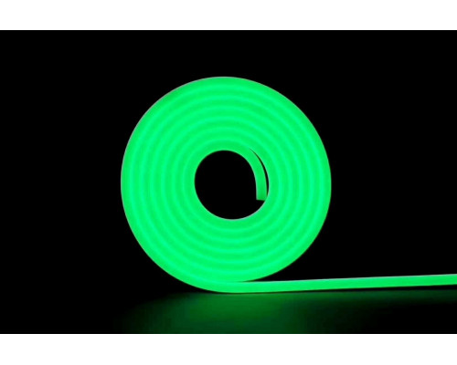 LED neon PROLUM™ 6x12, IP68, 12V, Seria „FX”, Verde, PRO