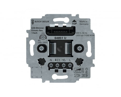 Busch-Jaeger – 64851 U Dimmer insert Push button 1 gang(s) 230 V
