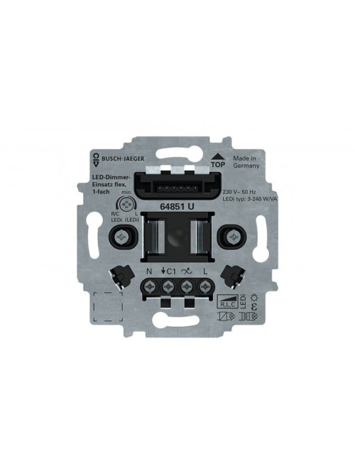 Busch-Jaeger – 64851 U Dimmer insert Push button 1 gang(s) 230 V