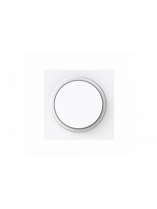 Cover plate None for Dimmer Turn button with Neon lamp studio white - Busch-art linear