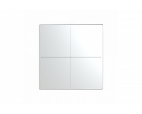 Busch-Jaeger – LFW/A.4.63.11-866 Cover plate stainless steel - Pure Stainless Steel