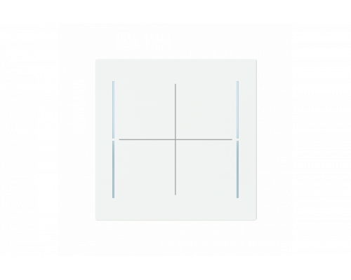 Busch-Jaeger – LFW/A.4.70.11-44M Cover plate studio white matt - Busch-art linear