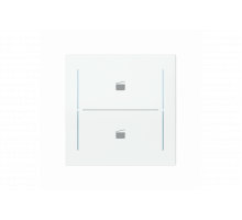 Busch-Jaeger – LFST/A.2.70.11-44G Cover plate with legend with Symbol "scene" studio white - Busch-art linear