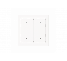 Rocker for Switch/push button Two-part rocker studio white matt - Busch-art linear