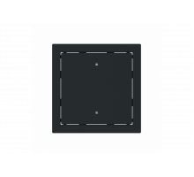 Rocker for Switch/push button Single rocker black matt - Busch-art linear