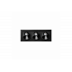 Black Foster Asymmetric Recessed 3