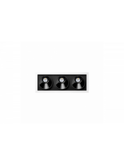 Black Foster Asymmetric Recessed 3