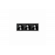 Black Foster Asymmetric Recessed 3