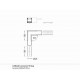 Element colt 90 grade profil LED Linea20 - 1 buc
